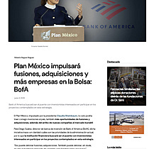 Plan Mxico impulsar fusiones, adquisiciones y ms empresas en la Bolsa: BofA